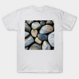 Closeup of a pile of stones and pebbles T-Shirt